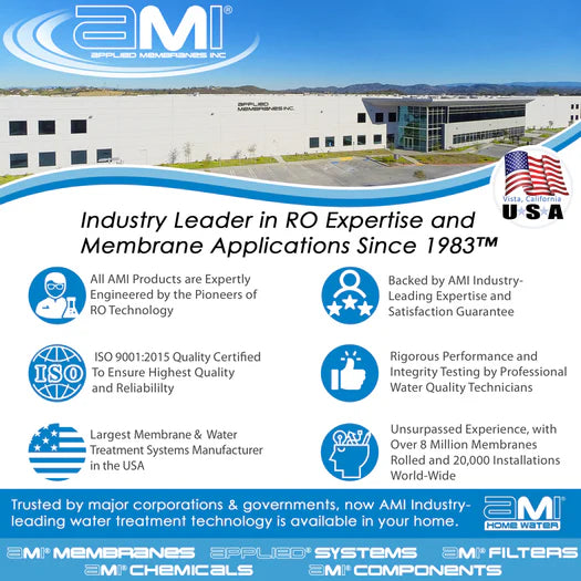 AMI Helios UV Water Purification Systems | Ultraviolet Disinfection 11 GPM | Applied Membranes (Copy)